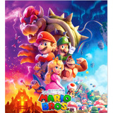 Fondo De Mario Bros Peach Bowser Fiesta Cumpleaños