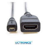 Uctronics - Cable Adaptador Micro Hdmi Un Hdmi Para Frambues