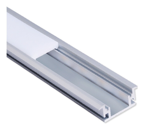 Perfil De Aluminio Embutir Piso Exterior Para Tira Led X 2m