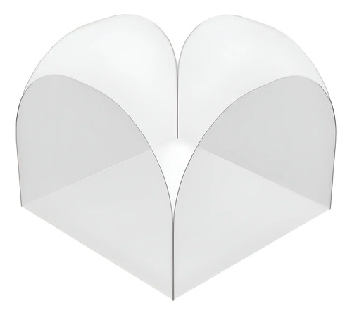 2000 Forminhas P\u002F Docinho De Acetato Transparente 4 Pétalas | Parcelamento sem juros