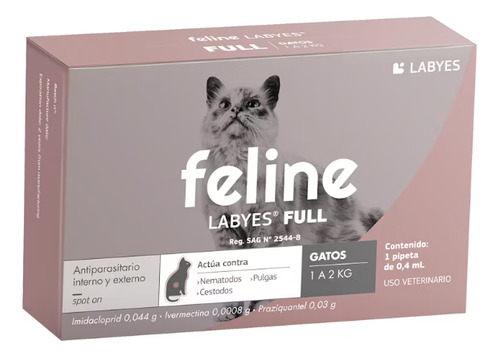 Feline Labyes Full 0,4 Ml. 1 A 2 Kg.
