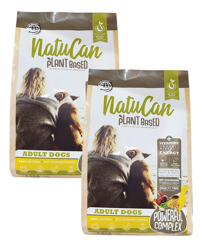 Alimento Balanceado Vegano Perro Natucan Combo 6kg