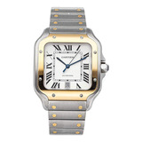 Cartier Santos W2sa Reloj Automático De Acero Con Esfera O.