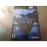 Juego De Playstation 2 Original El Cd,minority Report. 