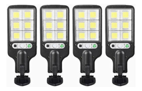 Lampara Panel Solar Exteriores Led Y Sensor Para Fachadas