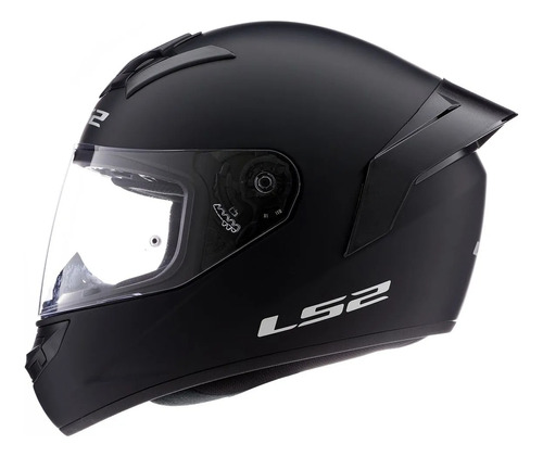 Casco Integral Moto Ls2 352 Rookie Solid Negro Mate Rpm925