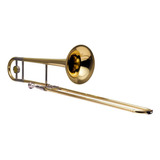 Trombone De Vara Bb Sí Bemol Harmonics Hsl-700l Laqueado