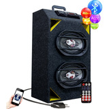 Caixa Amplificada Bob Radio Bluetooth Usb Residencial Leson