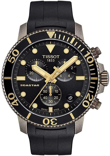 Tissot Seastar  C Cronógrafo Cuarzo Negro Dial H