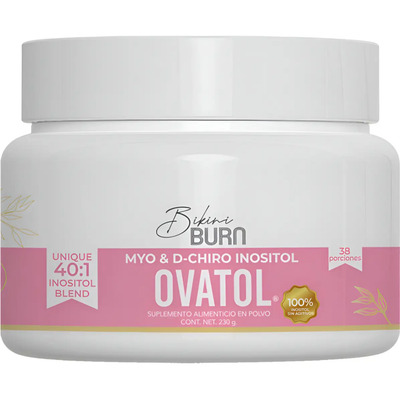 Inositol Ovatol® Myo D-Chiro Bikini Burn 40:1 Suplemento Polvo 230g | Meses sin interés