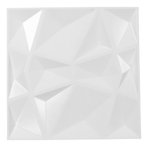 Panel Decorativo 3d Para Pared Pvc Impermeable 50x50 Cm