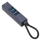 Hub Usb C 4 En 1, Puerto Ethernet Gigabit Rj5, 3 Puertos Par