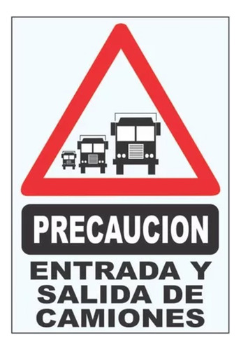 Cartel Seguridad Vial Pvc 70x50cm 