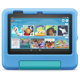 Tablet Para Niños Amazon Fire 7 Kids 32gb Funda Soporte Color Azul