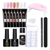 Juego De Gel Para Extensiones De Uñas, Kit De Uñas, Esmalte