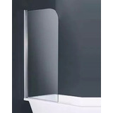 Mampara Baño Rebatible Movil Vidrio 6mm Templado 80 X 140 Cm