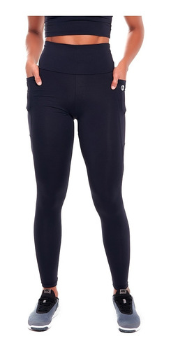 Calça Legging Com Bolso Para Corrida Fitness Compressão Snd