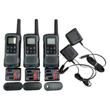 Juego De Radios Motorola T2xx Talkabout  3 Unds