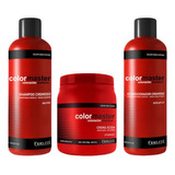 Kit Fidelite Color Master Shampoo + Acondic + Máscara Ph 4.5