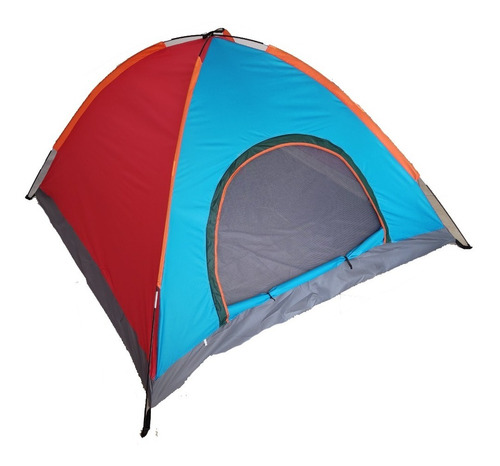 Tienda Casa De Campaña 4 Personas Grande Camping 2x2x1.35m 