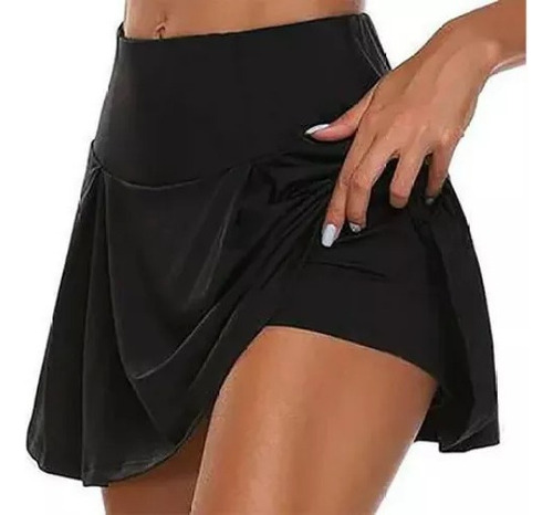 Falda Pantalón Deportiva De Fitness Corto Tenis Ropa Mujer .