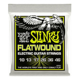 Regular Slinky Flatwound Electric Guitar Strings 10-46 Gauge