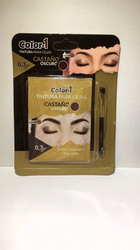 Tinte Henna Cejas Color1 Pincel - g a $10200