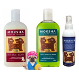 Crema Enjuague Perro Gato Moksha X 250 Cc Suavidad Total Fragancia Damasco Tono De Pelaje Recomendado