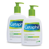 Kit 2 Loção Hidratante Cetaphil 473ml Pump Corporal E Facial