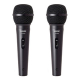 Shure , Paquete De 2 Micrófonos Sv200, Xlr-qtr