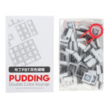 Pudding Keycaps Keycap Set Para Teclado Mecánico Rgb Negro