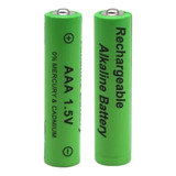 2 Pilhas Bateria Recarregável Aaa 1,5v