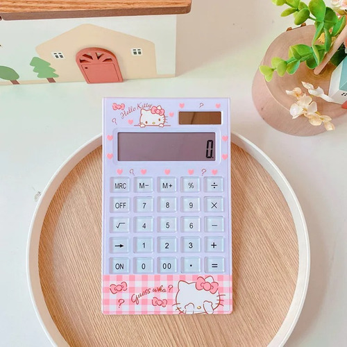 Calculadora Kawaii My Melody Cinnamoroll Escolar Oficina