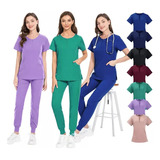 U Bárbara Pijama Quirúrgica Scrub Jogger Uniforme Antifluido