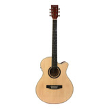 Guitarra Electroacustica Mc Cartney Qag40eq-nt-gs Natural