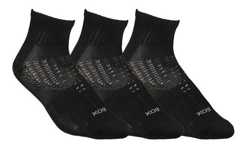 Medias Sox Caña Corta Pack X3 Unisex Running Ciclismo De108c