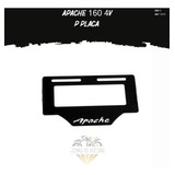 Porta Placa Partes Lujo Moto Apache 160 4v