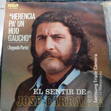 Vinilo El Sentir De Jose Larralde Ww F4