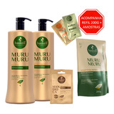  Kit Haskell Murumuru Shampoo E Cond 1l + Dose Mandioca