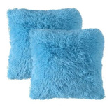 Cojines Almohadas Decorativos Peludos Peluche Felpa Grande