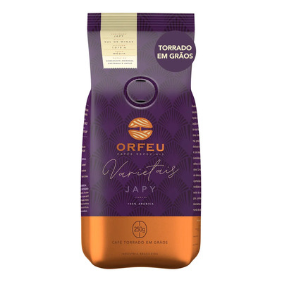 Café em Grãos Orfeu Japy 250g Torra Média 100% Arábica | MercadoLivre