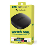 Watch Onn 4k Streaming Box | Google Tv | Control Remoto De V
