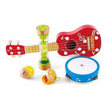 Hape Mini Band Juego De Instrumentos | Cinco Piezas De Mader