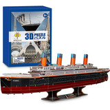 Rompecabezas Wisestar Titanic, Tamaño Grande, 32,2 L, Modelo