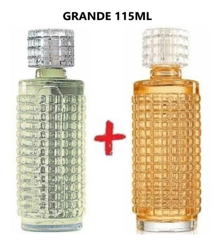 Kit 2 Perfumes Avon Cristal 115ml Cada Original 