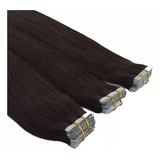 Megahair Invisivel Fita Adesiva Cabelo Natural 60cm -52 Pças