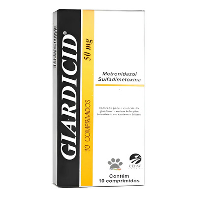 Giardicid 50mg 10 Comprimidos Cepav | Parcelamento sem juros