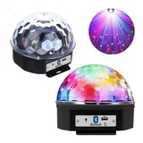 Luz Led Rgb Bola Jellytec Con Parlante Bluetooth Usb Control