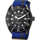 Reloj Nautica Para Hombre Napprf002 Análogo Color Azul Y