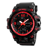 Reloj Skmei 1155 Hombre Digital Sumergible Rojo 